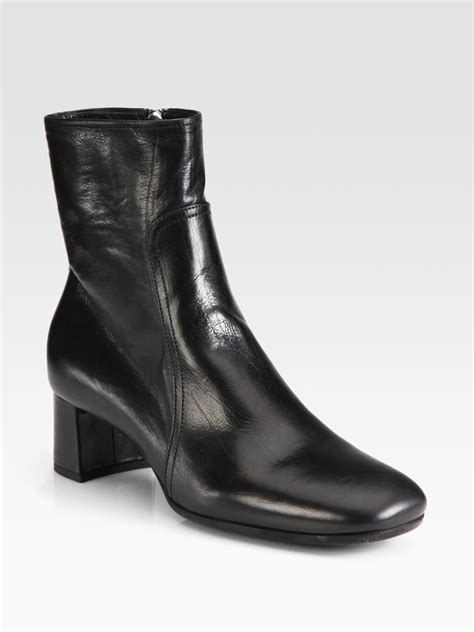 prada ankle boots 2019|Prada block heel boots.